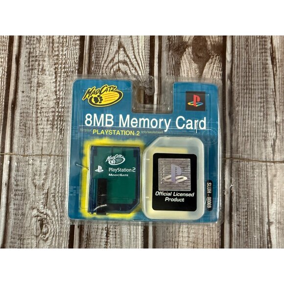 Mad Catz 8MB Memory Card for Playstation 2 PS2 - SLUH-00069 (Sealed) - Picture 1 of 2